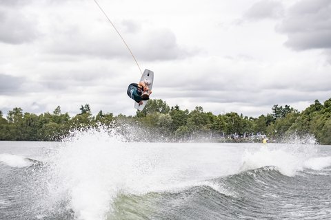 Mitch Wise at the 2022 Malibu Boats UK Wakeboard And Wakesurf Nationals - Photo Mantis Pro Media